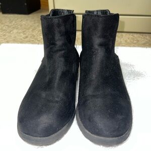 Black Suede Ankle Boots